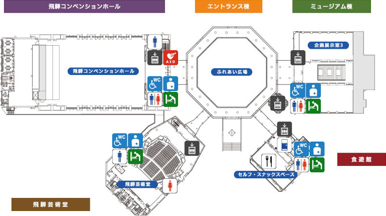 1F フロアマップ